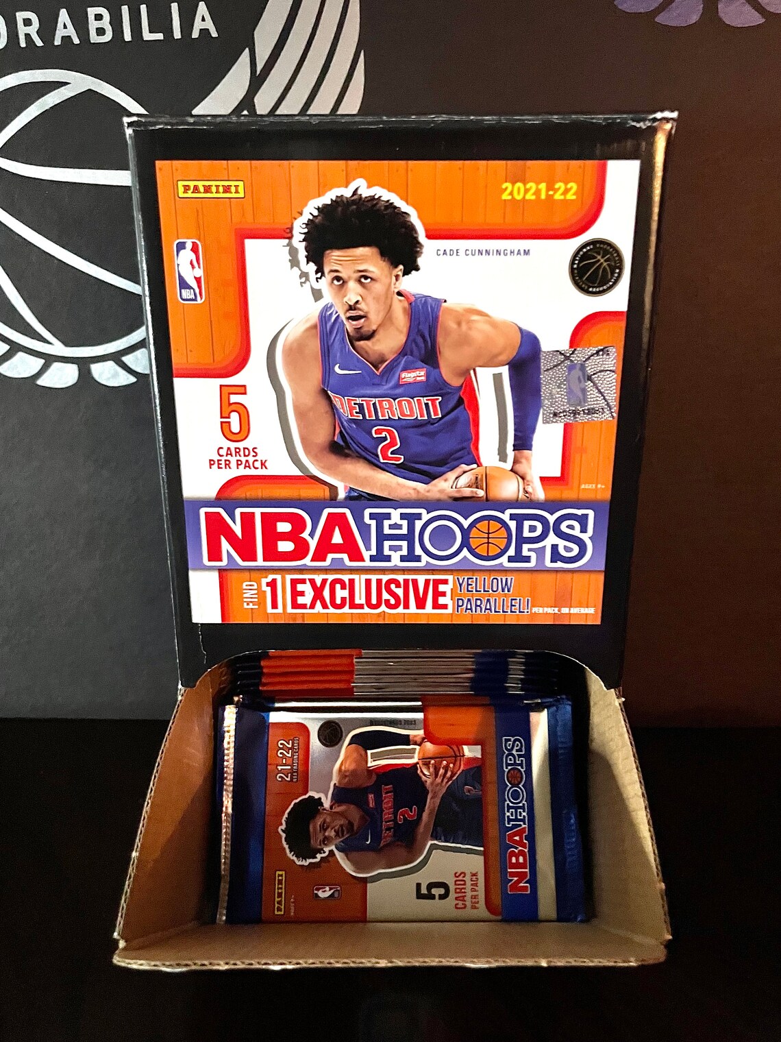 202122 Panini NBA Hoops Gravity Feed Packs 5 Cards per Pack Etsy