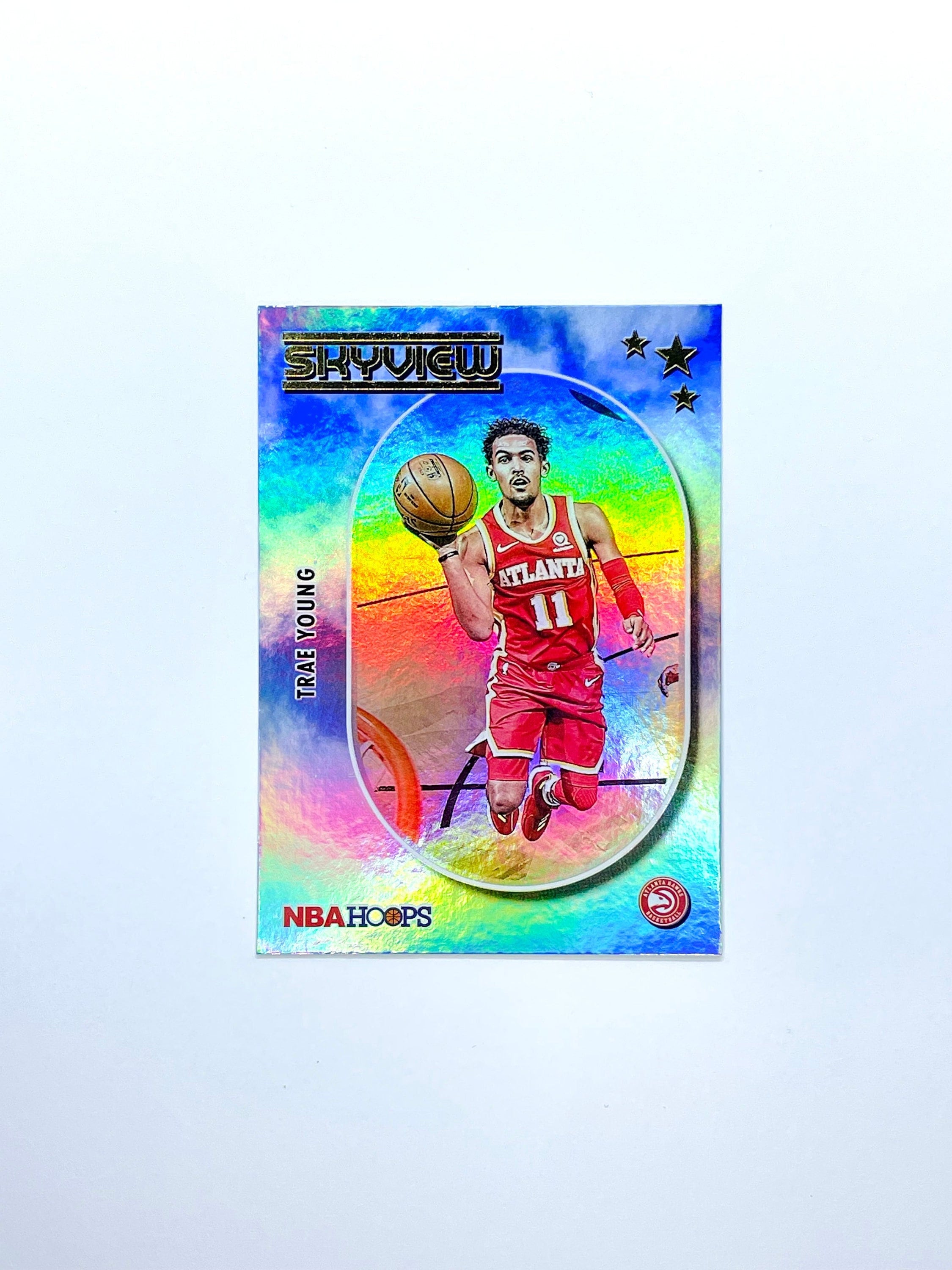 Trae Young 2021-22 NBA Hoops Skyview Holo Insert Card 16 - Etsy Israel