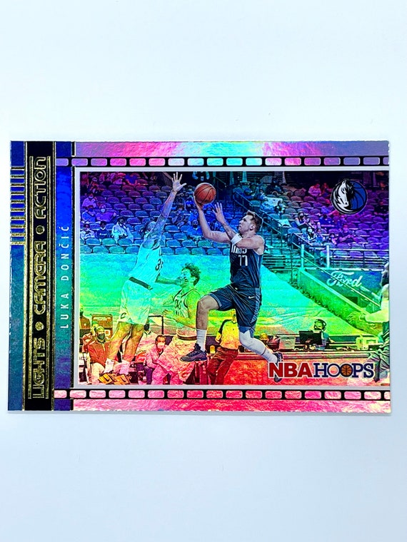 Luka Doncic 2021-22 NBA Hoops Lights Camera Action Holo Short