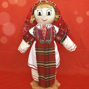 Bulgarian Traditional Dress - Doll
