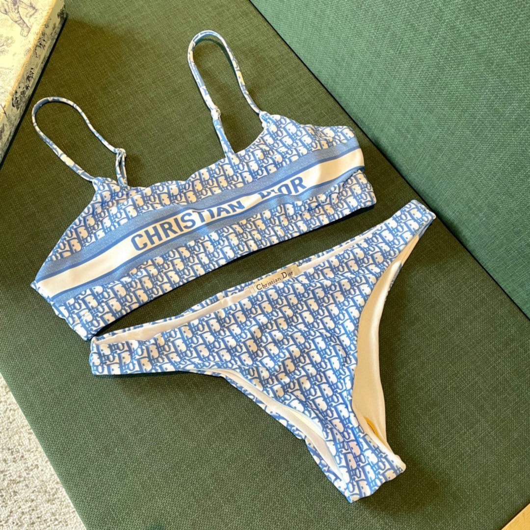 4-Piece High Waisted Bikini Set with Kimono main image 1