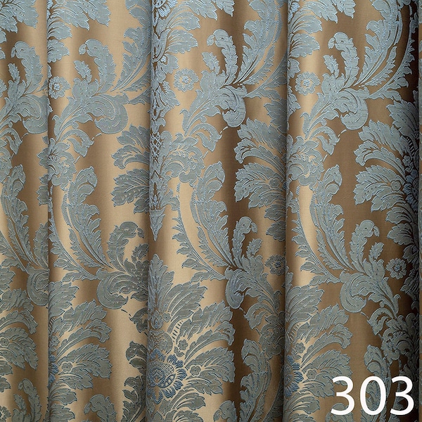 Jacquard curtains fabric swatches, Curtain fabric by meter, Curtain fabric samples
