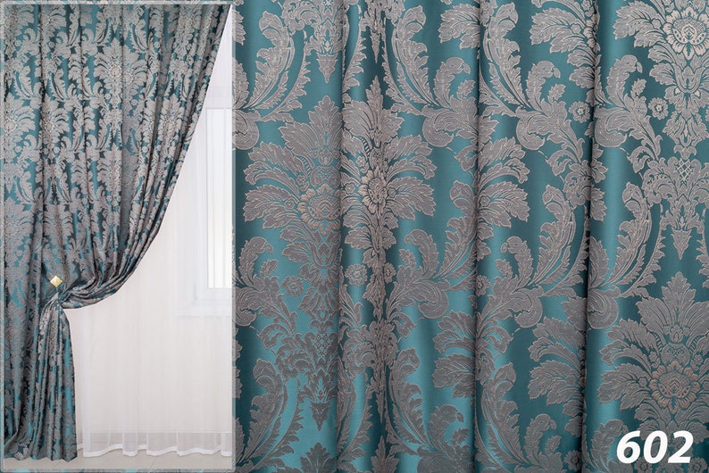 Window Curtains Embroidered Jacquard Curtains, Jacquard Curtains