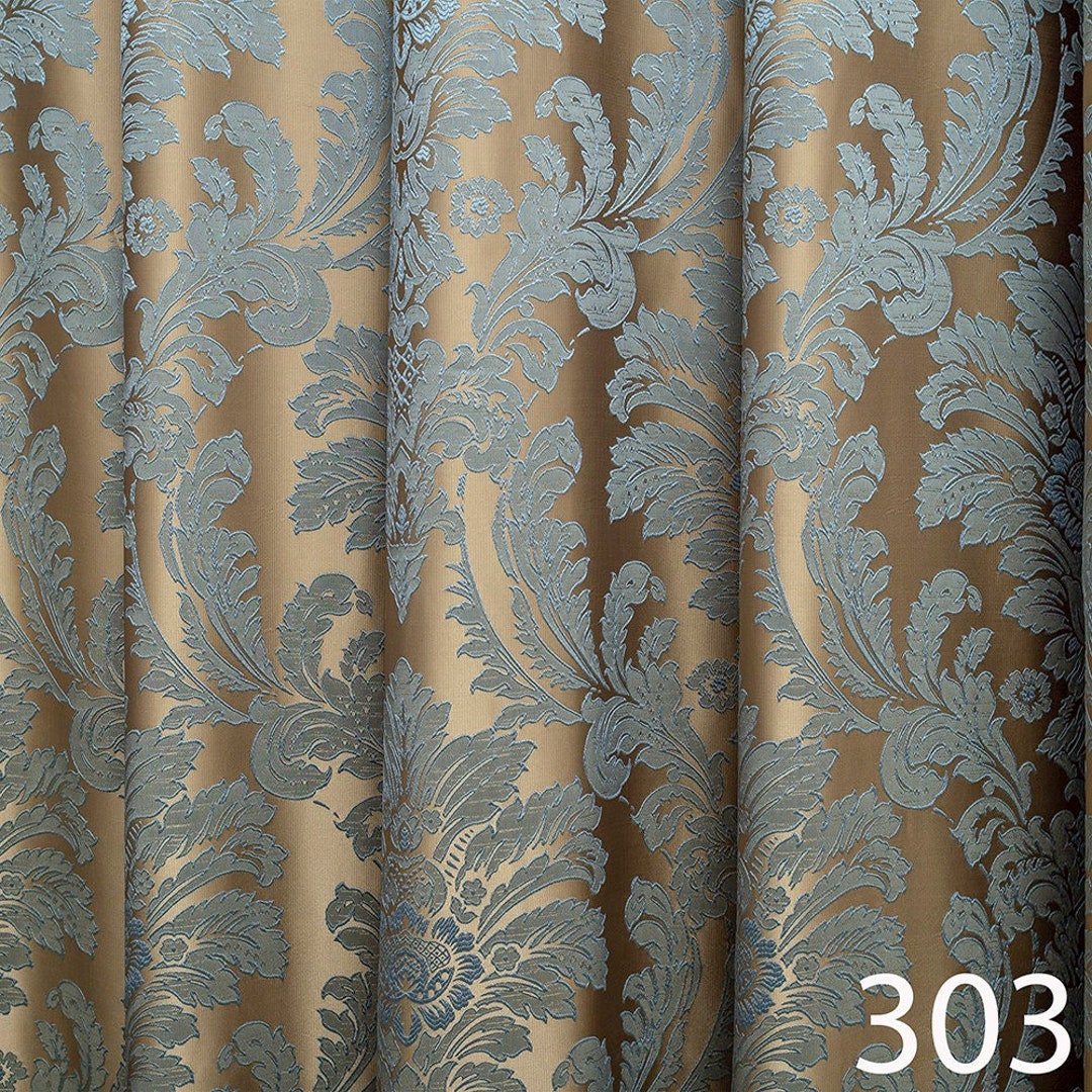 Jacquard Curtains Fabric Swatches, Curtain Fabric by Meter, Curtain Fabric Samples Etsy UK
