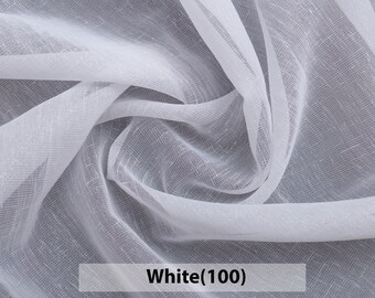 Curtains on rings, Translucent curtain, Linen tulle, Linen drapery, Interior curtains, Window curtains, Golden tulle, Pink tulle
