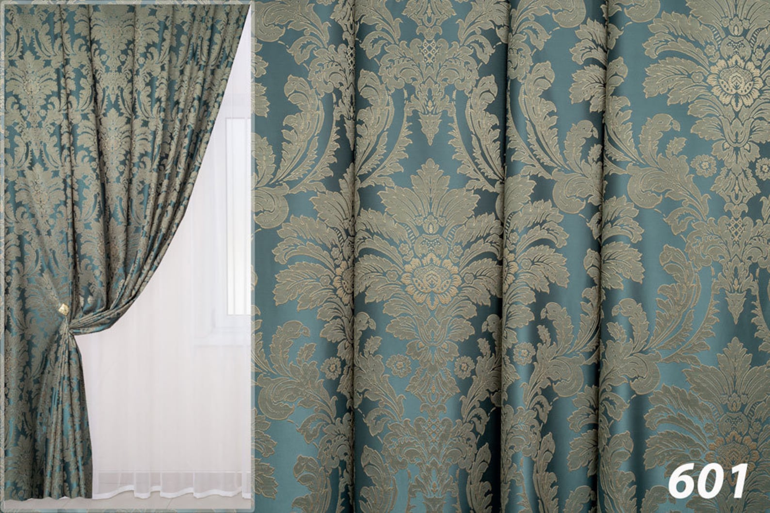 Window Curtains Embroidered Jacquard Curtains, Jacquard Curtains