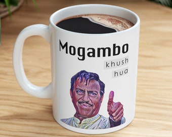 Mogambo Khush Hua Coffee Mug | Customizable Bollywood Gift