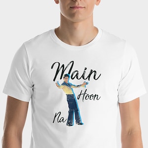 Main Hoon Na | Shahrukh Khan | Bollywood - Uniseks | T-shirt met korte mouwen