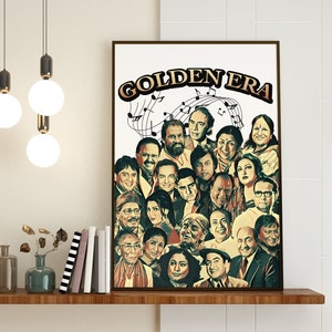 Golden Era of Bollywood Wall Art| Digital Print