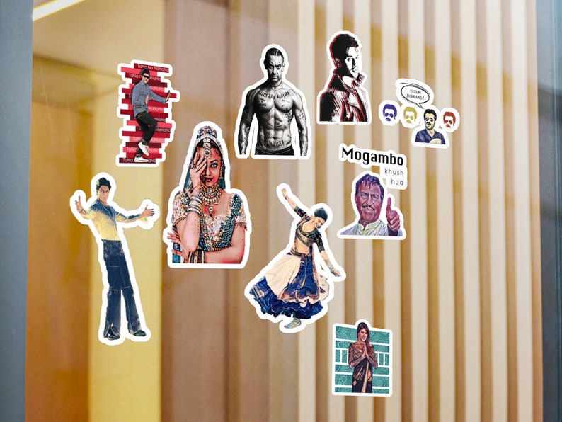 Srk Sticker Bollywood Star Stickers | Indian Cinema Decals - Etsy