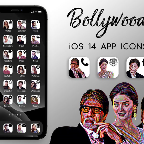 Bollywood iOS App Icons Pack