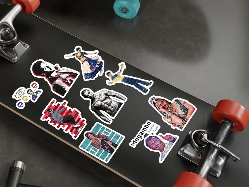 Bollywood Star Stickers | Indian Cinema Decals - Etsy