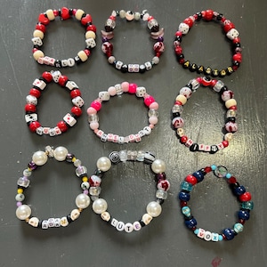 Hazbin Hotel Inspired Character Beaded Bracelets