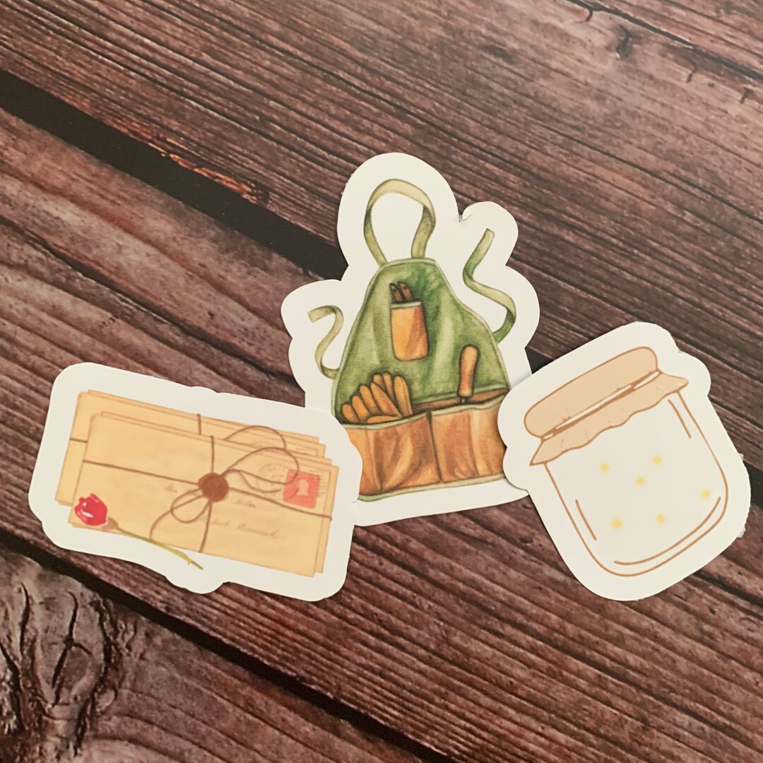 Cute Cottagecore Stickers | Vinyl Waterproof Cottage Core - Etsy