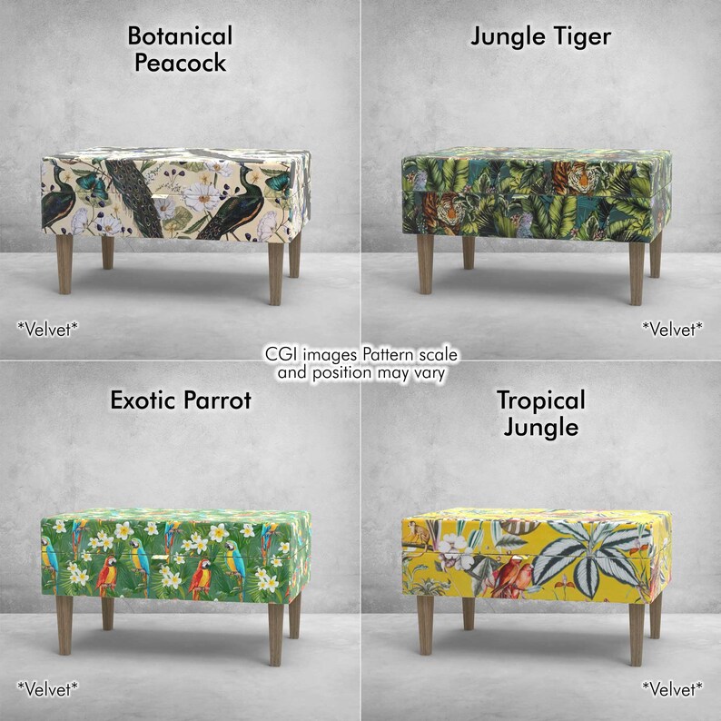 Upholstered Coffee Table With Storage - Etsy