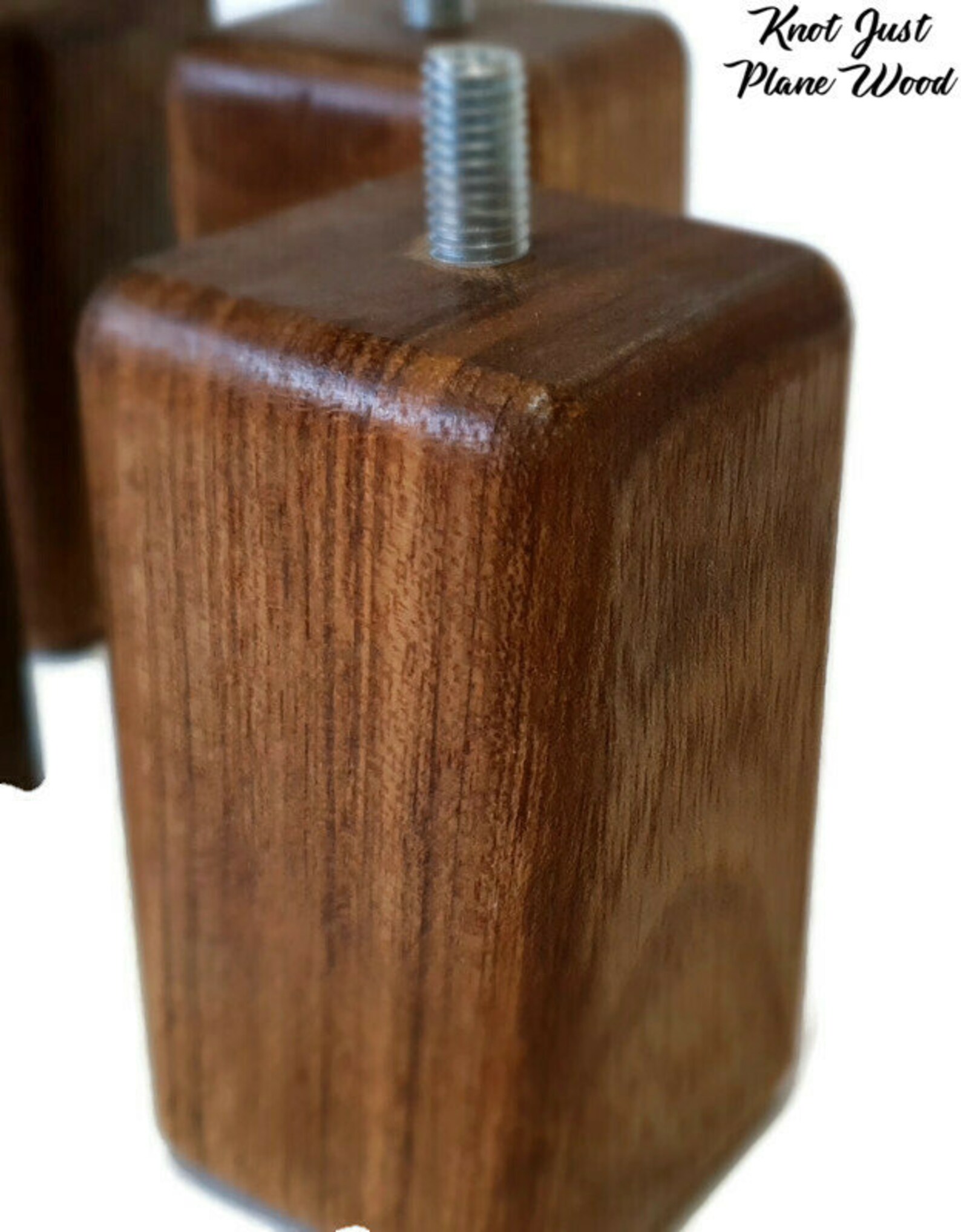 Wooden Furniture Feet & Fixing Plates Set of 4 Etsy