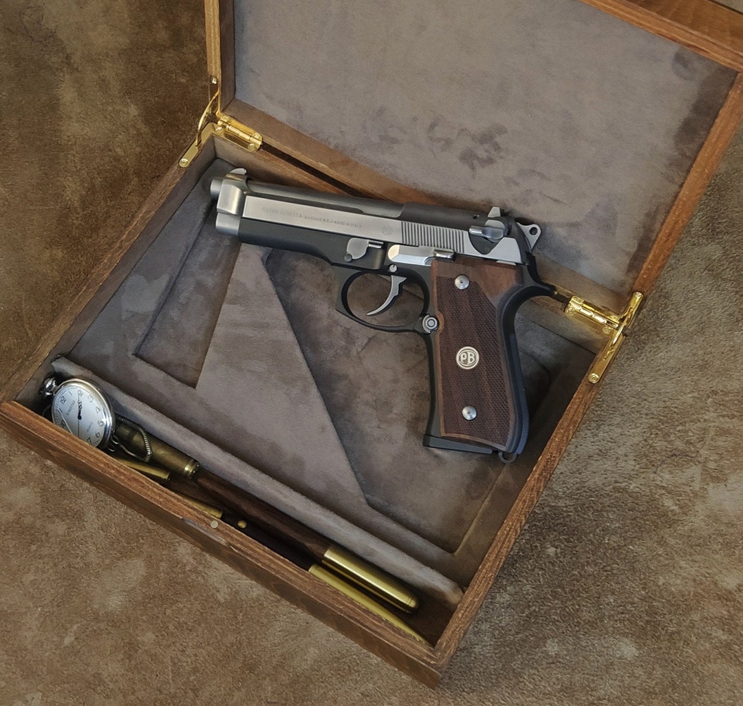 Armadio Porta Fucili Kit 2 Supporti Per Fucili In Schiuma - Con Striscia Magnetica E Gancio, Per Parete, Colore Nero Rack Pistole Schiuma - Foto 4