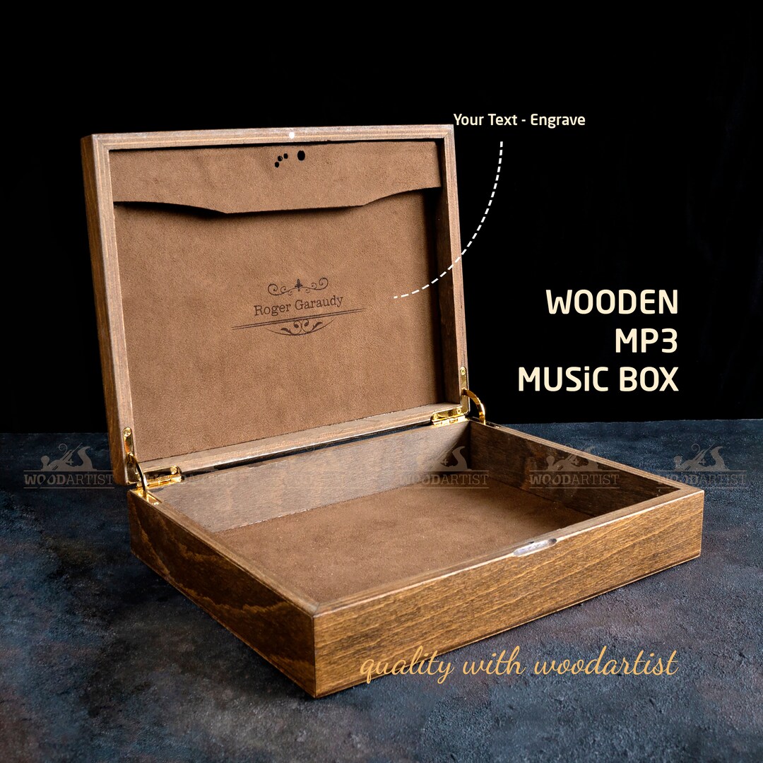 Custom Music Box MP3 ,personalized Wooden Music Box,custom Music Memory