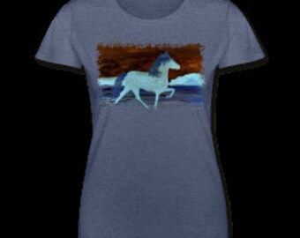 Gr. S Schönes T-Shirt in Premium Qualität mit Tölter Druck