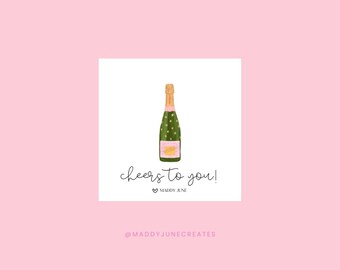 Cheers + Champ-cadeaukaartje