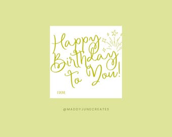 HBD-cadeaukaartje