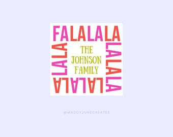 FaLaLa-cadeaukaartje