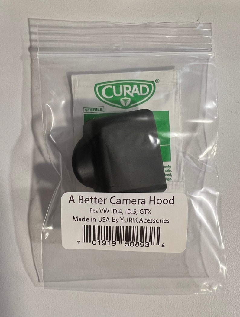 A better backup camera hood for VW ID4 improves backup camera picture at night image 5