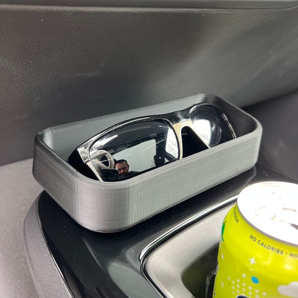 Tablett für Sonnenbrillen und andere Kleinigkeiten für VW ID.4/ID.5 Passt auf der Mittelkonsole in Kartenhalter-Fächer