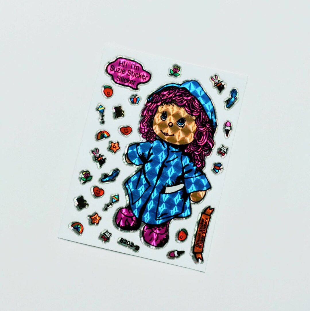 Vintage Suzie Sticker Slicker / 1 Sticker Etsy Australia