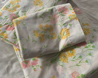 Cannon Royal Family Floral Vintage Twin Fitted Green New In Package
