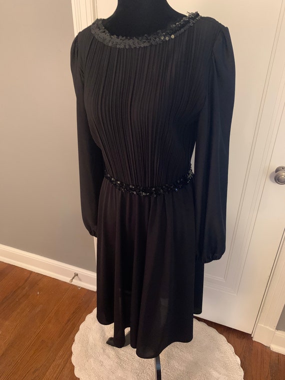 Boston Maid Black Sequin Detail Dress