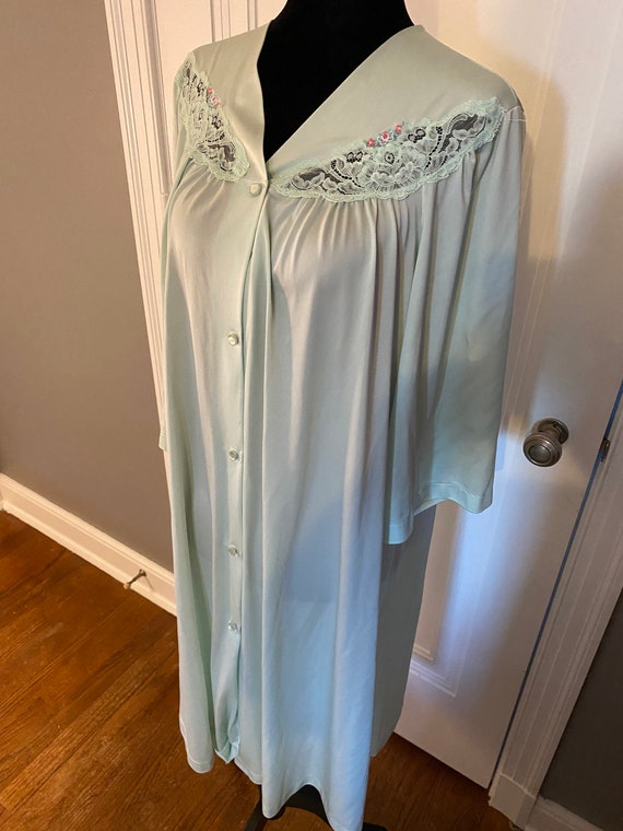 Shadowline Vintage Mint Green Robe