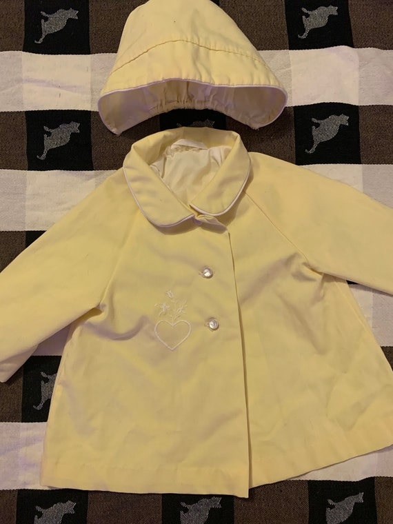 Infant Jacket and Bonnet Vintage Set