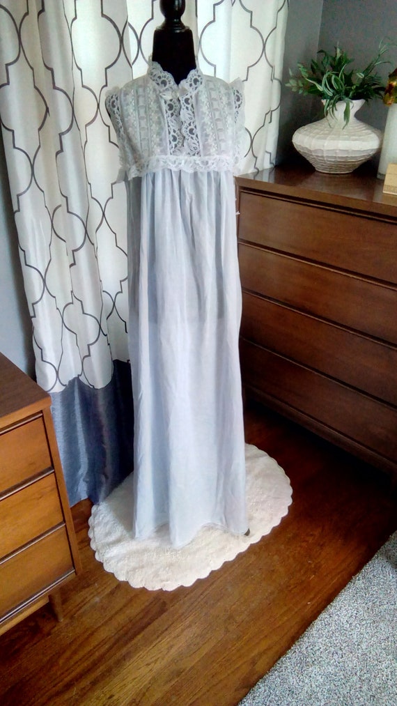 Blue Christian Dior vintage nightgown