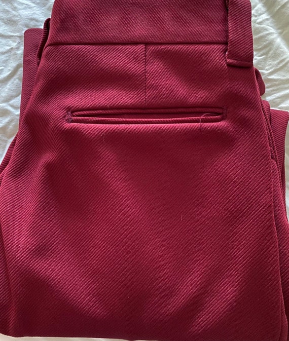 Farah Red Polyester Pant