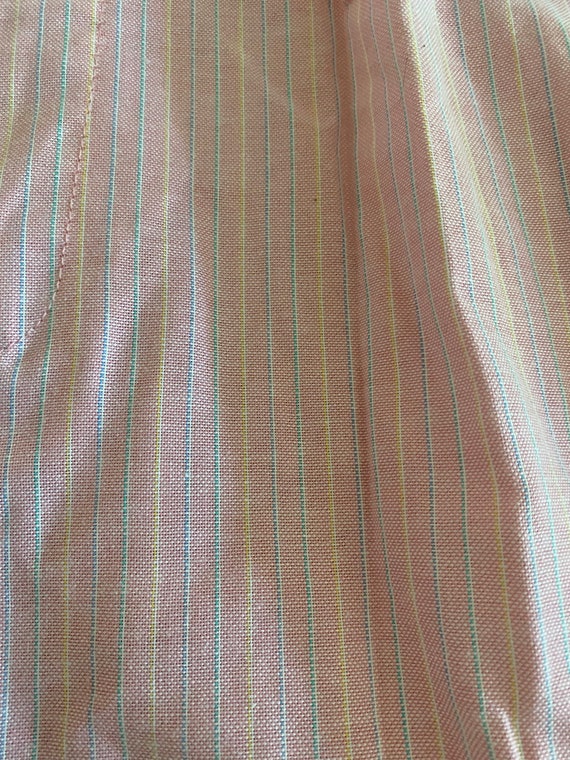 Hunt Club 1990s Pink Pinstripe Shorts - image 3