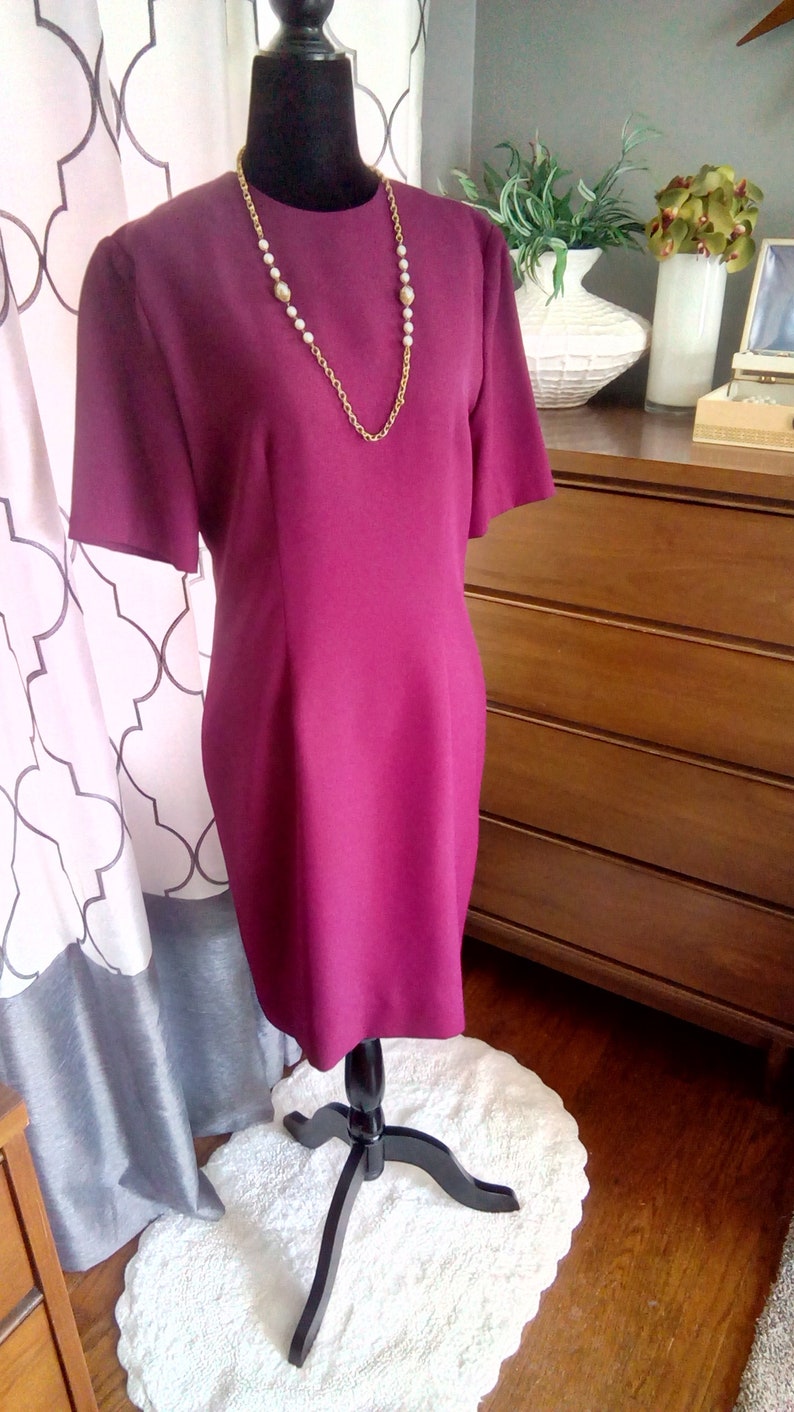 1960s Henry Lee Petites fushia dress