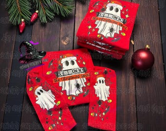 Summoning the Christmas Spirit, Ghost Christmas Shirt, Goth Holiday Tee
