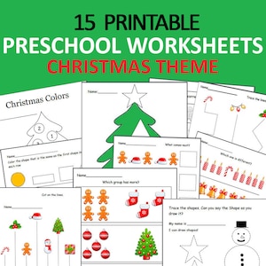 Weihnachten Vorschularbeitsblätter zum Ausdrucken - Weihnachten Vorschulaktivitäten, Vorschulweihnachten, Arbeitsblatt Weihnachten