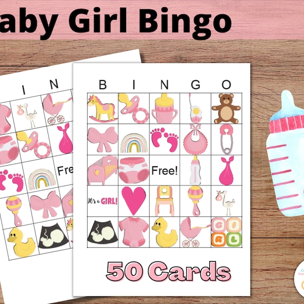 Baby Girl Bingo - Etsy