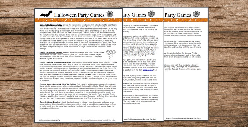 Halloween Party Pack, Halloween Games, Halloween Printables, Coloring Page, Halloween Bingo, Wordsearch, Halloween Crafts, I Spy, DIGITAL image 8