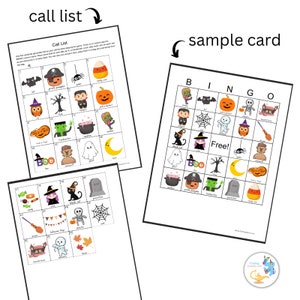 HALLOWEEN BINGO, Printable Bingo, Halloween Party, Halloween Game, 30 Bingo Cards image 2