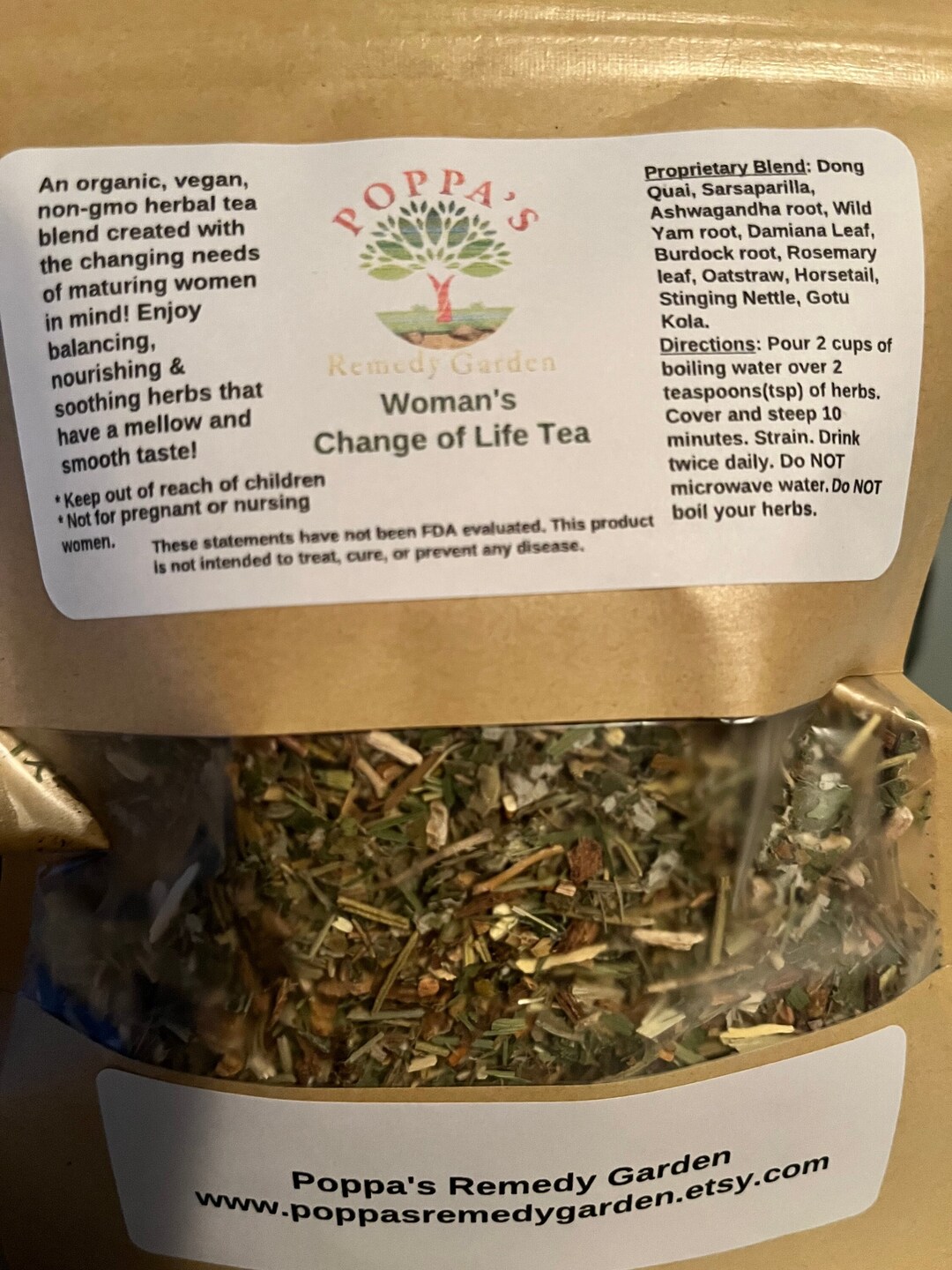 Change Tea Woman's Change of Life Tea - Etsy