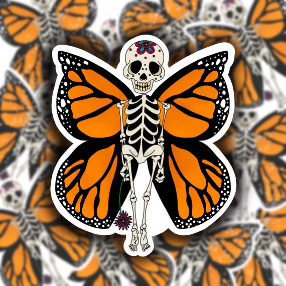 Mountain Monarch Butterfly Sticker