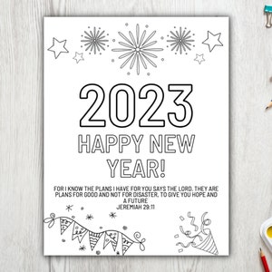 2023 Kid bible verse coloring page | Jeremiah 29:11 | printable | Sunday school