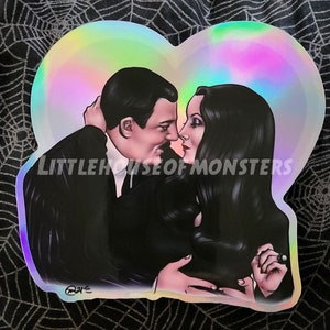 Addams Family TV Series  Holographic Sticker