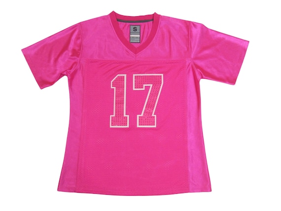 Josh Allen 17 Buffalo Football Team Women s Custom Bling Pink Jersey Etsy