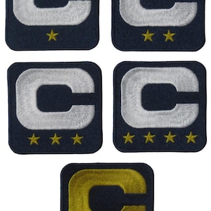 OFFICIAL New England Football Team 2025-26 Season Captains Patch Jersey Navy Iron On Sewn On