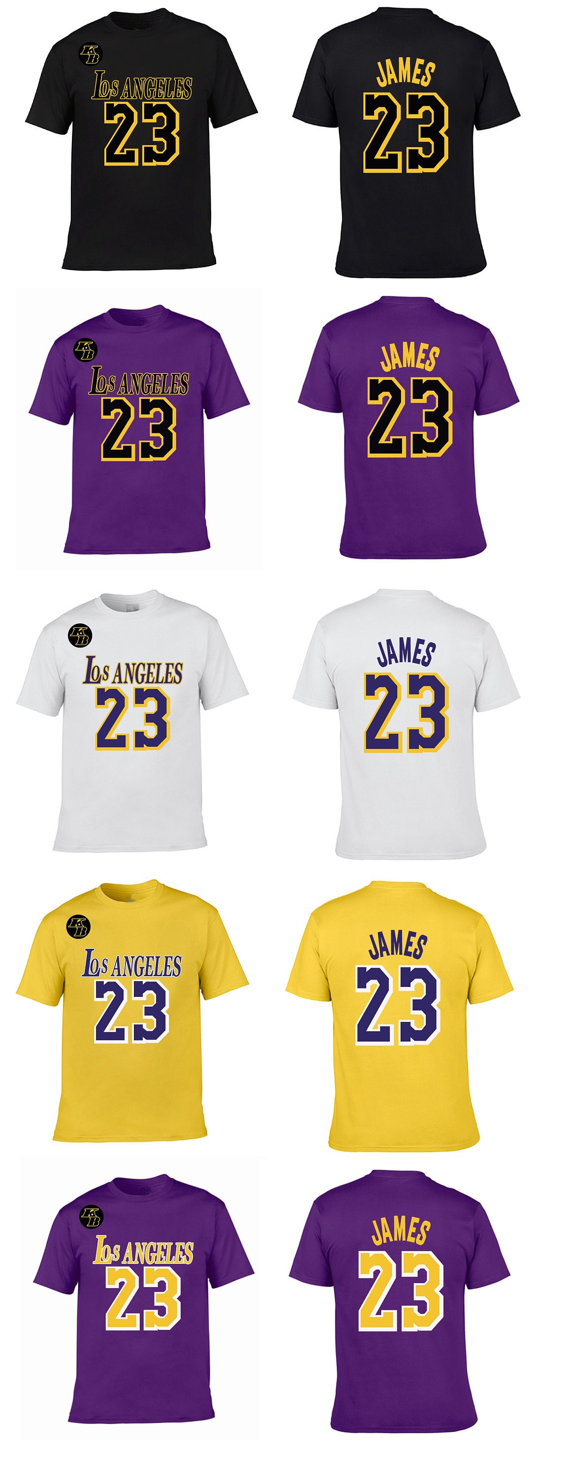 Homage LeBron James Los Angeles Lakers Gold 23 Jerseys 3X