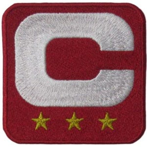 Écusson OFFICIEL pour maillot Brock Purdy San Francisco 2025-2026 saison 3 étoiles capitaines, fer à repasser cousu rouge